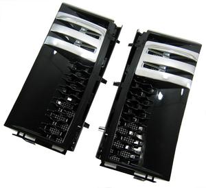 Range Rover 2010 style Side Vents - Black with Chrome Fin Preview